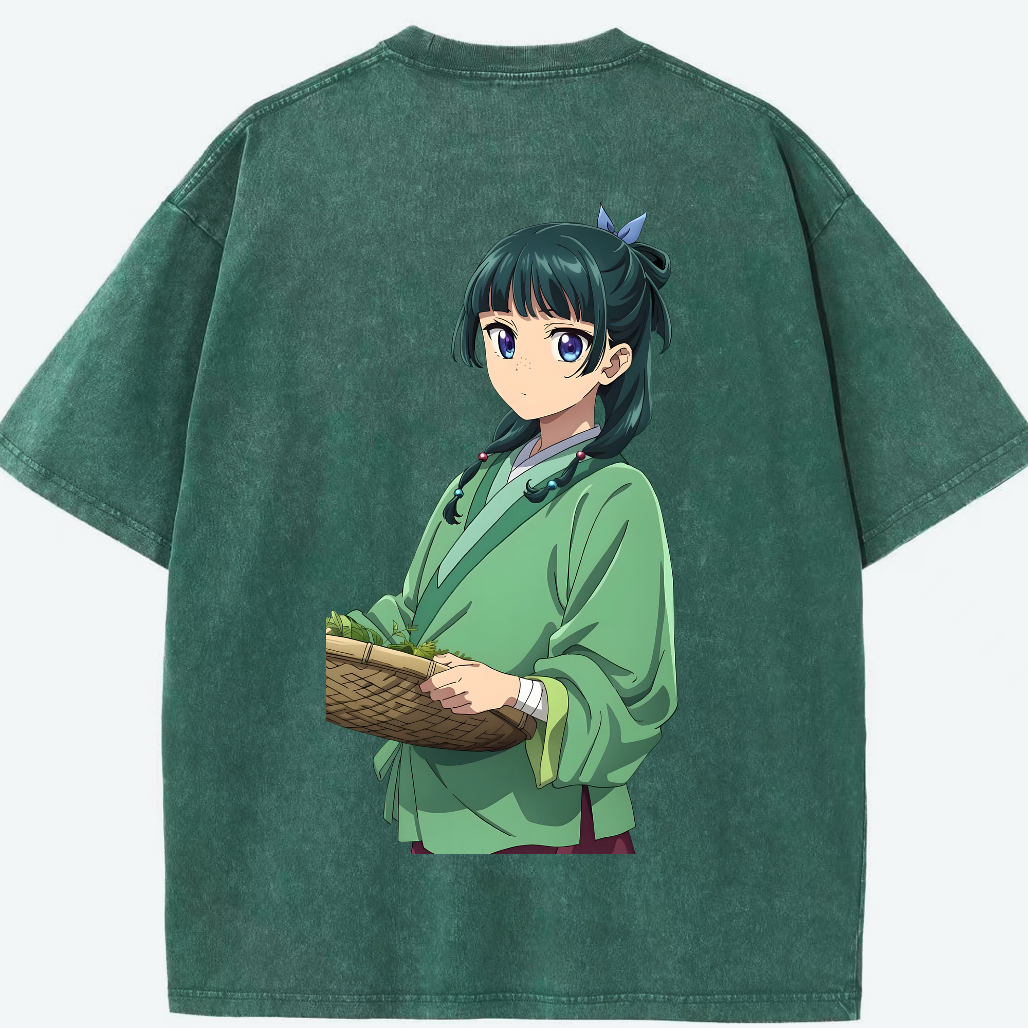 （画像用） 薬屋のひとりごと The Apothecary Diaries 綿100% ヴィンテージ風 半袖Tシャツ（背面プリント）